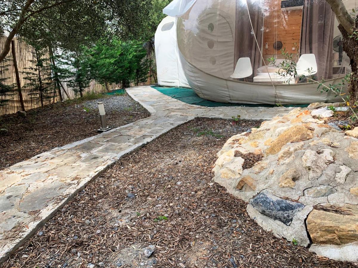 Hotel Bubble Tent Nea Moudania Exterior foto