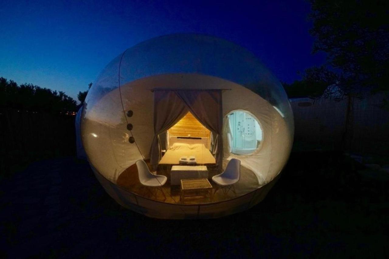 Hotel Bubble Tent Nea Moudania Exterior foto