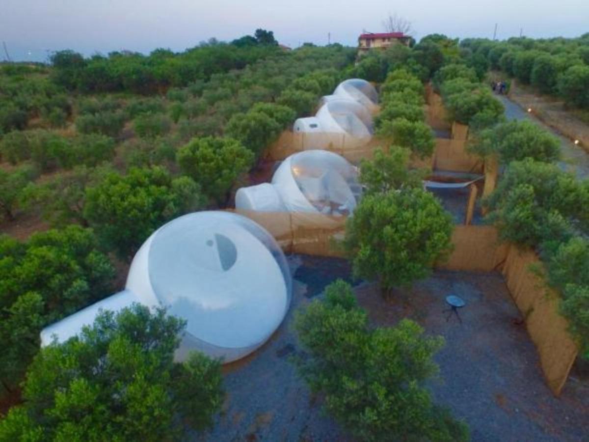 Hotel Bubble Tent Nea Moudania Exterior foto